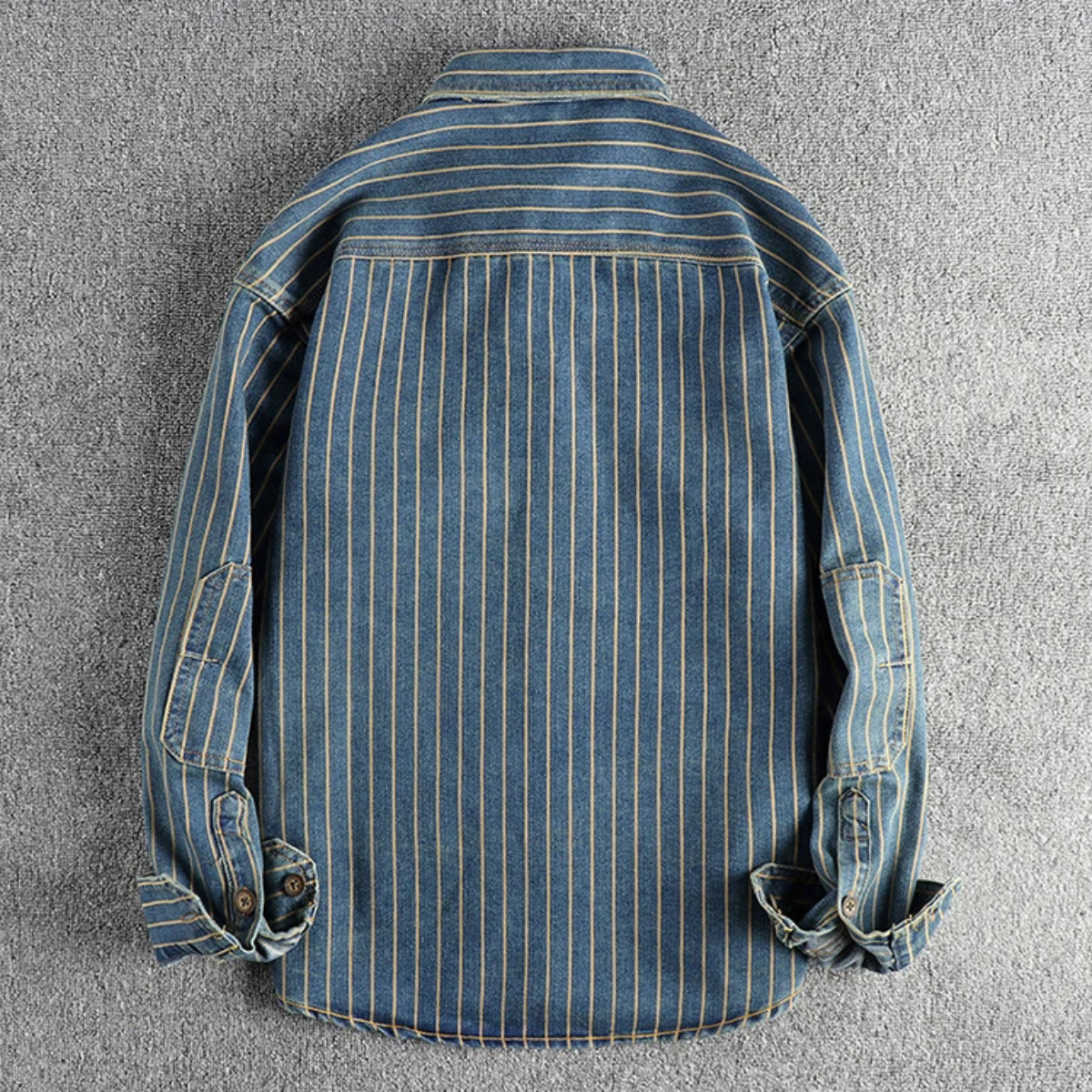 Riviera Vintage Shirt | Heavy Cotton, Striped Design 2