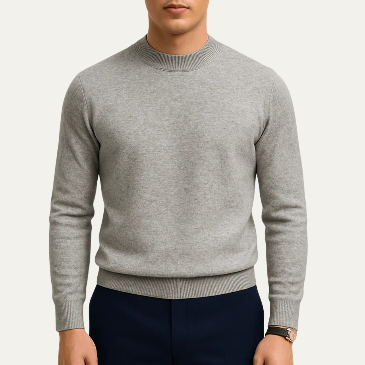 Sleek Salcombe Sweater | Premium Knit, Slim Fit Mens Sweater 0