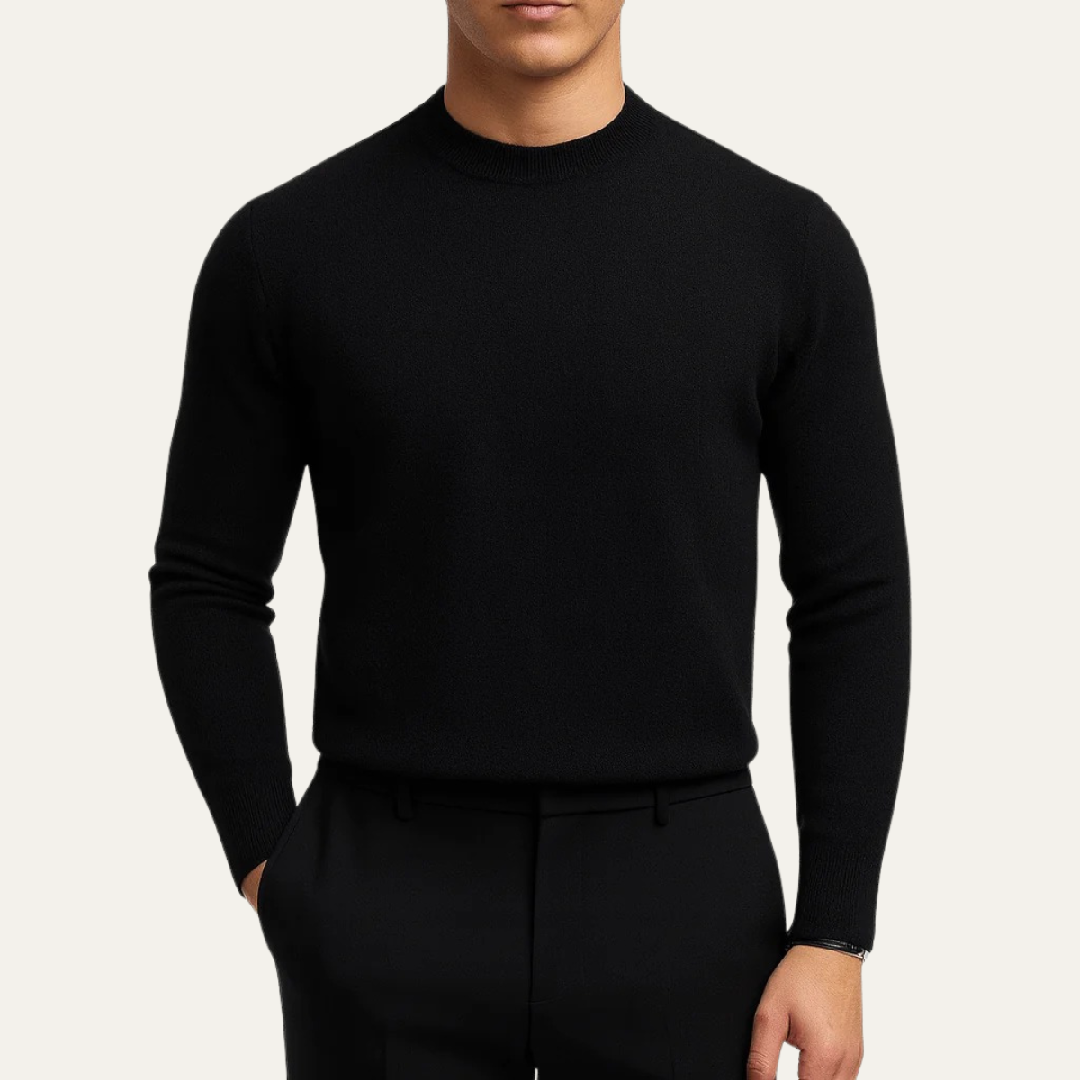 Sleek Salcombe Sweater | Premium Knit, Slim Fit Mens Sweater 2