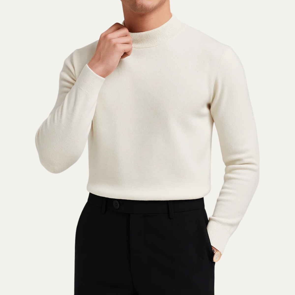 Sleek Salcombe Sweater | Premium Knit, Slim Fit Mens Sweater 3