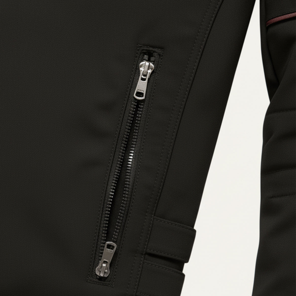 Tornado Mens Leather Jacket | Fleece-Lined, High-Quality PU, Black 2